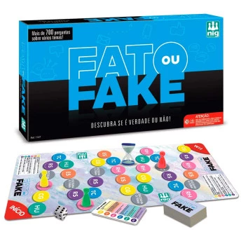 Jogo de Tabuleiro - Fato ou Fake? -  Nig Brinquedos