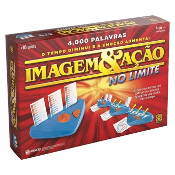 Jogo de Tabuleiro - Imagem e Ação - No Limite - 4000 Palavras - Grow