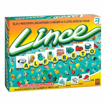 Jogo de Tabuleiro - Lince Alfabeto - Grow