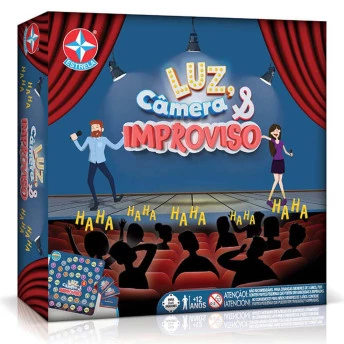 Jogo de Tabuleiro - Luz, Câmera e Improviso - Estrela
