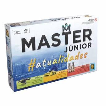 Jogo de Tabuleiro Infantil - Master Júnior Atualidades - Grow
