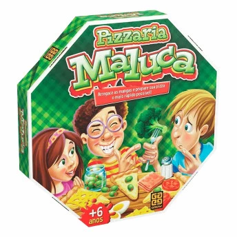 Jogo de Tabuleiro Infantil - Pizzaria Maluca - Grow