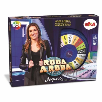 Jogo de Tabuleiro - Roda a Roda Jequiti - SBT - Elka