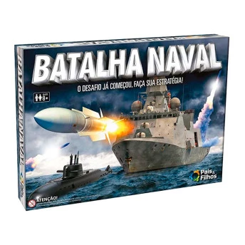 Jogo de Tabuleiro - Batalha Naval - Pais e Filhos