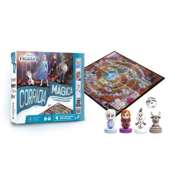 Jogo de Tabuleiro - Corrida Mágica - Frozen 2 - Copag