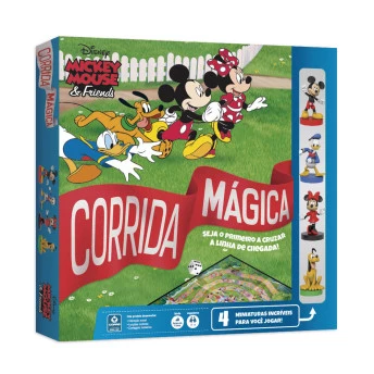 Jogo de Tabuleiro - Corrida Mágica - Mickey e Amigos - Disney - Copag