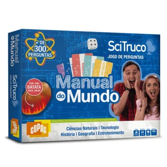 Jogo de Tabuleiro e Perguntas - Manual do Mundo - SciTruco - Copag
