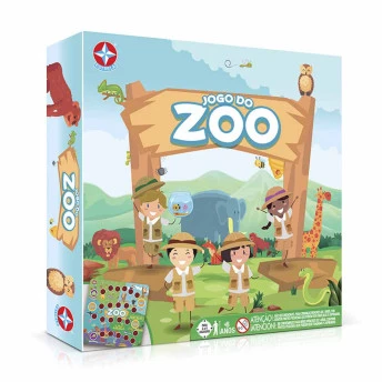 Jogo de Tabuleiro Educativo - Jogo do Zoo - Estrela