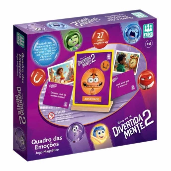 Jogo Educativo - Disney Divertidamente - Quadro das Emoções - Nig Brinquedos