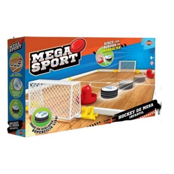 Jogo Hockey de Mesa Infantil - Mega Sport - Mira Discos - Toyng