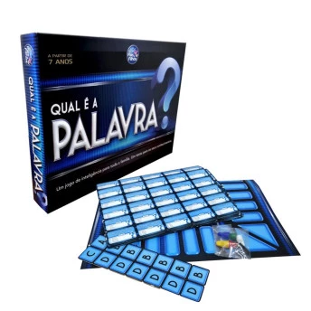 Jogo de Tabuleiro Infantil - Qual é a Palavra? - Pais e Filhos