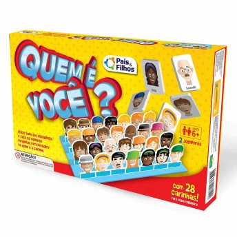Jogo Quem é Você? - 56 Carinhas - Pais e Filhos