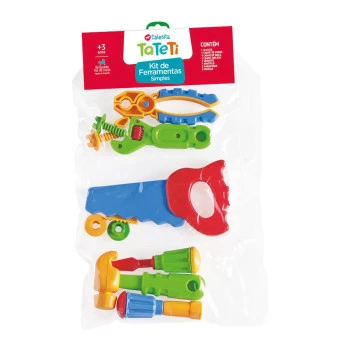 Kit de Ferramentas Simples Infantil - 10 Peças - TaTeTi
