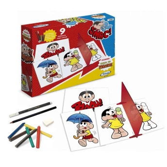 Kit Desenhando Turma da Mônica - Xalingo