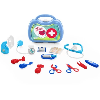 Kit Maleta - Imaginativa Meu Consultório - Azul - TaTeTi - Calesita