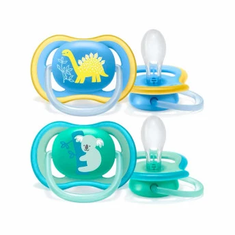Kit 2 Chupetas - Ultra Air - 18m - Coala-Dino - Philips Avent