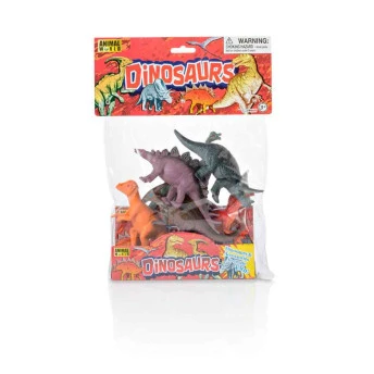 Kit 6 Dinossauros de Brinquedo - 15 cm - Sortido - Multikids