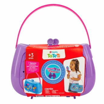 Kit Beleza Infantil - Imaginativa Fashion - Bolsa Roxa - TaTeTi