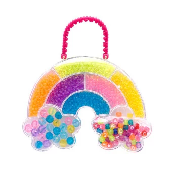 Kit Bijuterias Infantil - Biju Collection - Kit Pocket Alcinha - Arco-íris - DM Toys