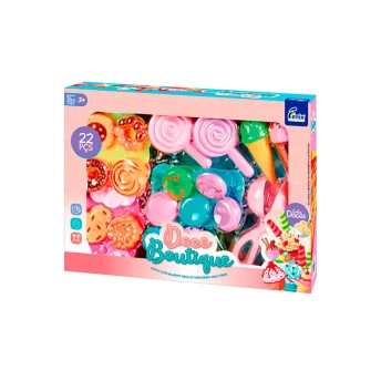 Kit Comidinha Infantil - Doce Boutique - 22 Peças - Fenix Brinquedos