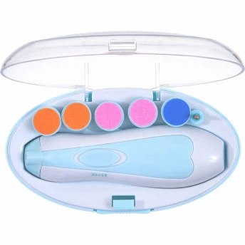 Kit Cuidados para Bebê - Lixa de Unha Elétrico - Azul - Buba