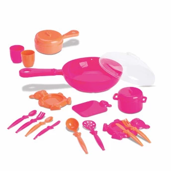 Kit de Cozinha Infantil - Fogão e Cia - Frigideira - Roma