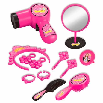 Kit Infantil - Salão de Beleza Fashion - 12 peças - DM Toys