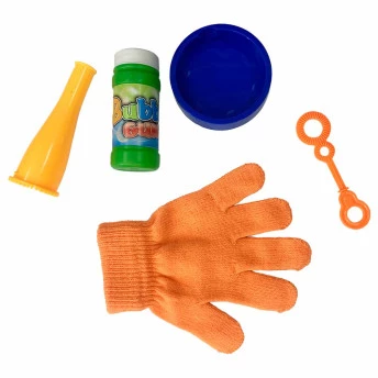 Kit Lançador Bolhinha de Sabão - Bolha Toy - Luvinha - Toyng