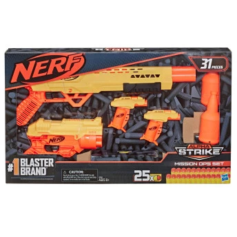 Kit Nerf - Missão Secreta - Nerf Alpha Strike - 31 Peças - Hasbro
