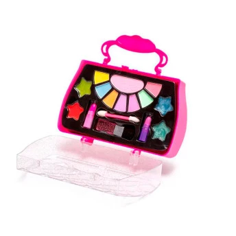 Kit Maquiagem Infantil - Make Brinq - Sombras, Batom e Gloss - Polibrinq
