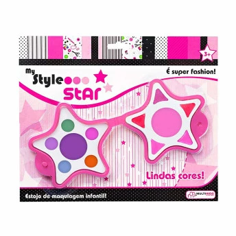 Kit Maquiagem Infantil - My Style Star - Estojo de Make - Multikids