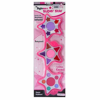 Kit Maquiagem Infantil - My Style Star - Estojo Super Star - Multikids