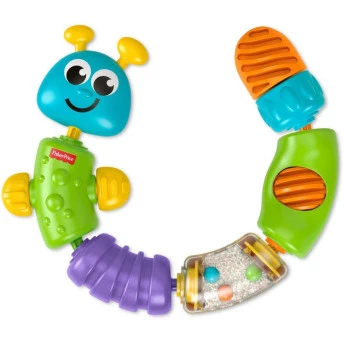Lagarta Cores Divertidas - Centopéia Encaixa e Puxa - Fisher Price