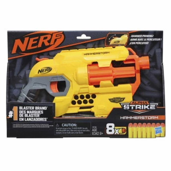 Lançador de Dardos - Nerf - Alpha Strike - Hammerstorm - Hasbro