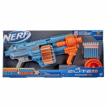 Lançador de Dardos - Nerf Elite 2.0 - Shockwave RD-15 - Hasbro