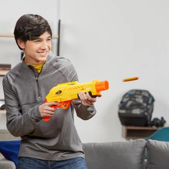 Lançador de Dardos - Nerf Tiger DB-2 - Nerf Alpha Strike - Hasbro