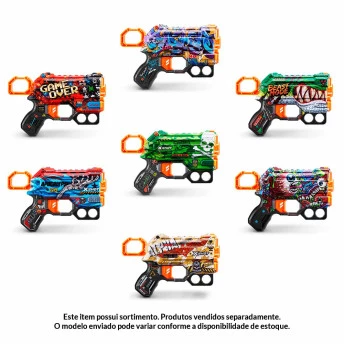 Lançador de Dardos - X-Shot Skins - Menace - Sortido - Candide