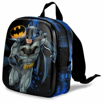 Lancheira 3D Infantil - Liga da Justiça - Batman - Preta - P - Maxtoy