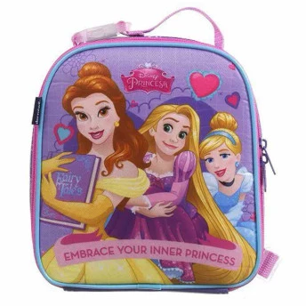 Lancheira Infantil Soft - Térmica - Princesas Disney - Dermiwil