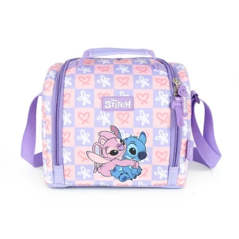 Lancheira Térmica Infantil - Disney Stitch e Angel - Luxcel