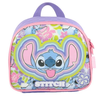 Lancheira Térmica Infantil - Disney Stitch Flores - Luxcel