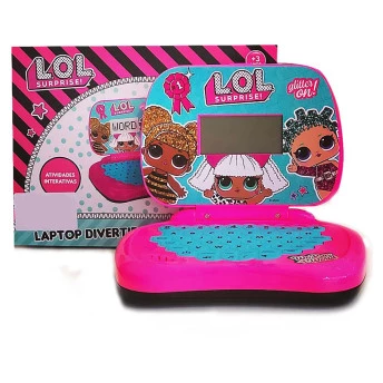 Laptop Divertido Infantil - Bilíngue - LOL Surprise - Candide