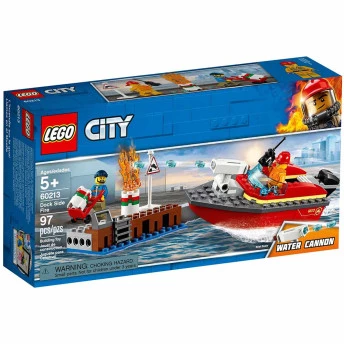 LEGO City - Incêndio na Doca - 97 Peças - Lego