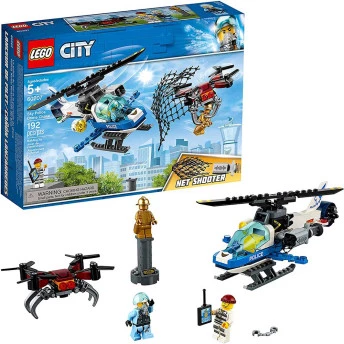 LEGO City - Polícia Aérea Perseguição Drone - 192 Peças - Lego Original