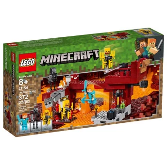 LEGO Minecraft A Ponte Flamejante - 372 Peças - Lego