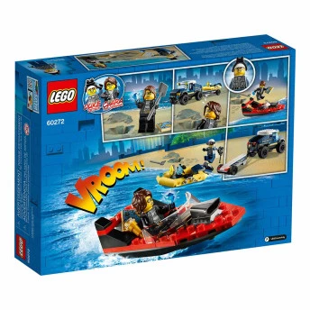 LEGO City - Transporte de Barco da Polícia de Elite - 166 Peças - Lego