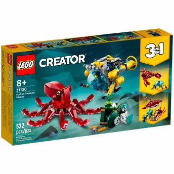 LEGO Creator 3-1 - Missão do Tesouro Afundado - 522 peças - Lego