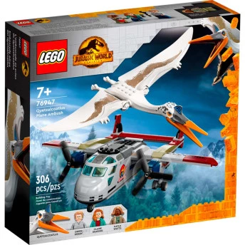 LEGO Jurassic World Dominion - Emboscada de Avião ao Quetzalcoatlus - 306 Peças - Lego