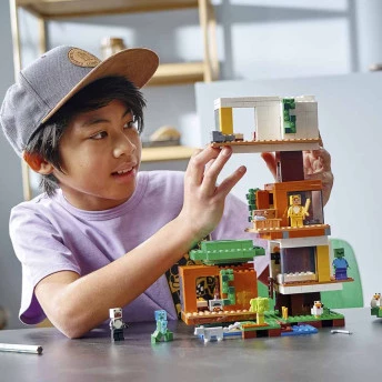 LEGO Minecraft - A Casa da Árvore Moderna - 909 peças - Lego