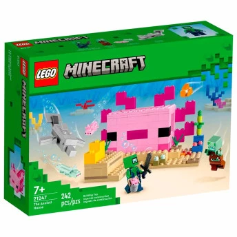 LEGO Minecraft - A Casa do Axolotl - 242 peças - Lego